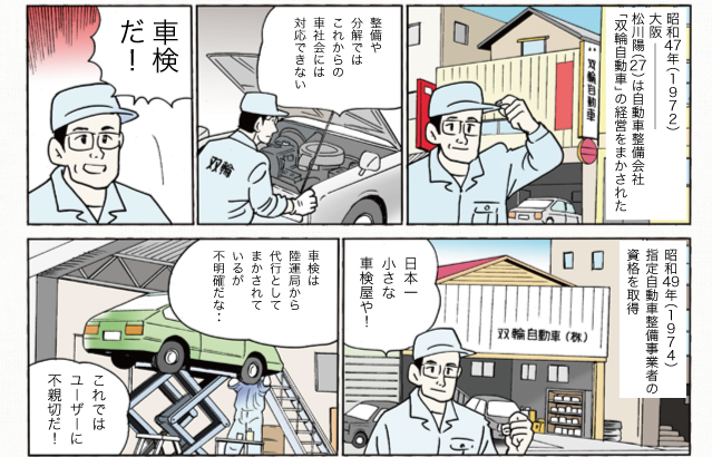 ホリデー車検誕生物語【漫画編】1